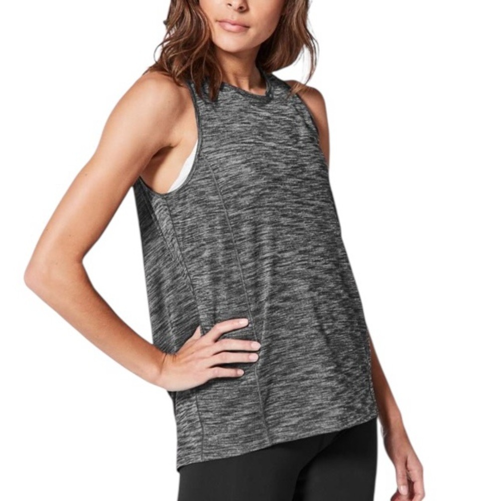 Lululemon Low Key Tank *Silver Heathered Black No Tag Fits Like Med / 8